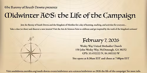 Midwinter A&S: The Life of the Campaign