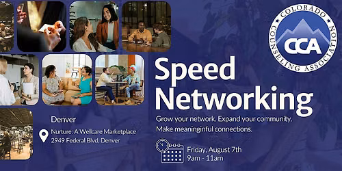 Colorado Counseling Association (CCA) Speed Networking Event: Denver