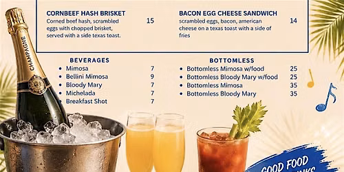 MAKING FRIENDS BRUNCH - BRUNCH - $25 BOTTOMLESS MIMOSAS