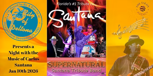 Deltona Amphitheater Concert Series Presents: Supernatural Santana Tribute Band