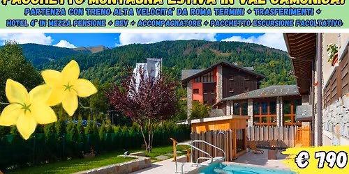 MONTAGNA ESTIVA TRA LE MONTAGNE DELLA VAL CAMONICA!