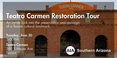 Teatro Carmen Restoration Tour