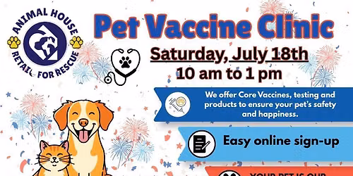 Pet Vaccine Clinic