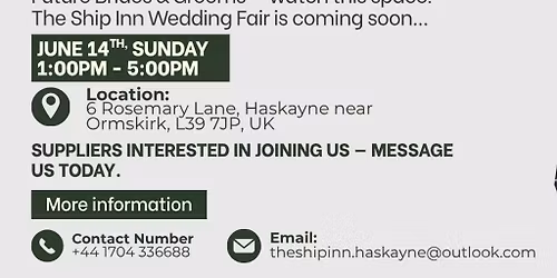 Wedding Fayre at The Ship Inn