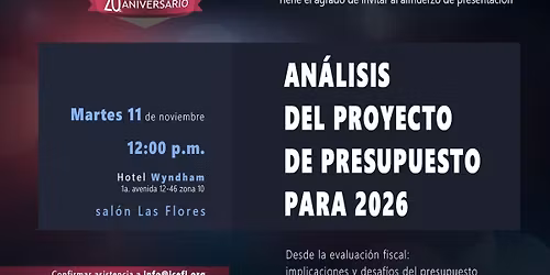 An\u00e1lisis del Proyecto de Presupuesto para 2026