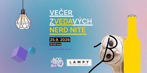 Večer zVEDAvých NERD NITE 25.9.