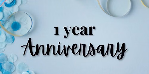 1 year anniversary self serve stand 