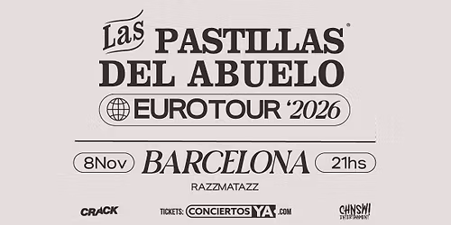 Las Pastillas del Abuelo en Barcelona