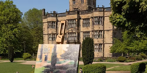 Painting Padiham at Gawthorpe Hall