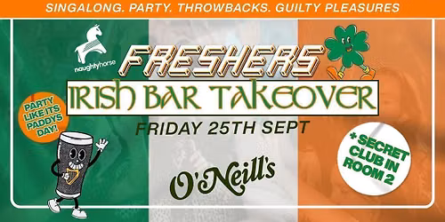 Freshers Irish Bar Takeover \/\/ Room 2 RnB