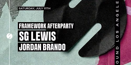 SG Lewis - Framework Afterparty at Sound Nightclub