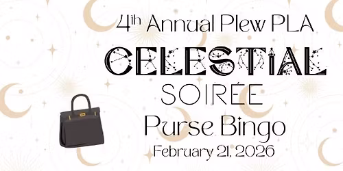 4th Annual Plew PLA Purse Bingo