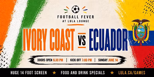 Ivory Coast vs Ecuador