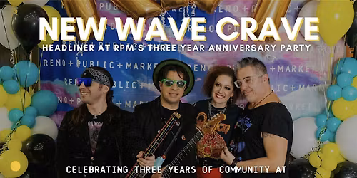 New Wave Crave Live at Reno Public Market\u2019s Anniversary Party