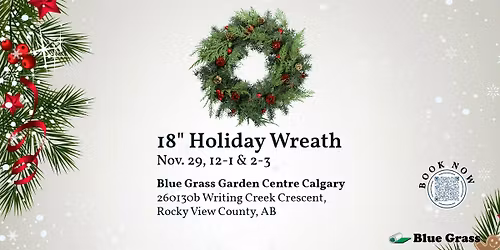 18" Holiday Wreath Workshop