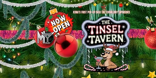 christmas bar: TINSEL TAVERN OVER THE TOP, HOLIDAY BAR EXPERIENCE!