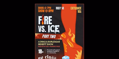 Fire vs. ICE 2 - Fundraiser for US Committee for Refugees & Immigrants @ No Class