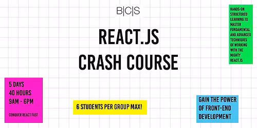 React.js Crash Course \/ 1 week