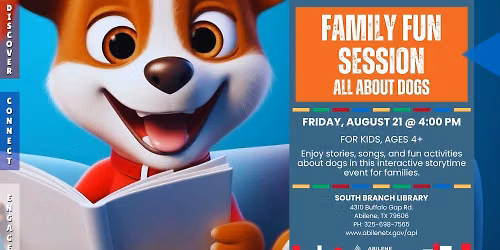 Family Fun: All About Dogs (South Branch)
