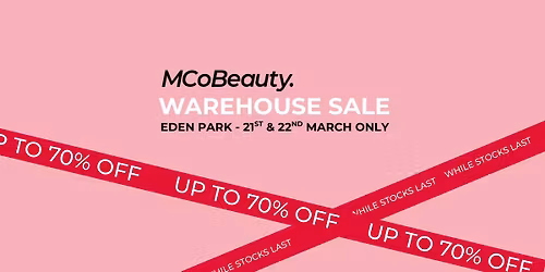 MCoBeauty Warehouse Sale - Auckland