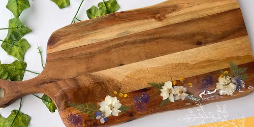 Sun 18 Jan - Dried Flower Resin Board