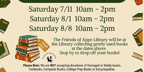Saturday Book Donation Drop-Offs