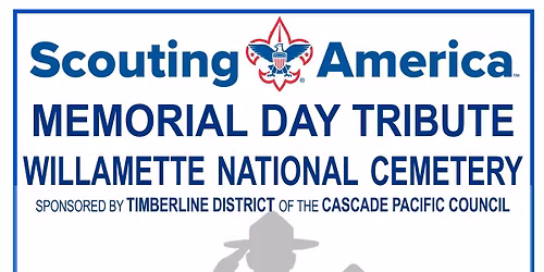 Scouting America Memorial Day Salute at Willamette National Cemetery