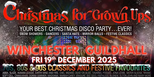 WINCHESTER- The BIG Christmas Disco Party with Disco for Grown ups