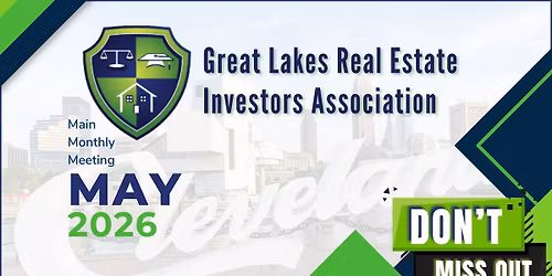 Our Monthly In-Person Main Meeting for RE Investors 