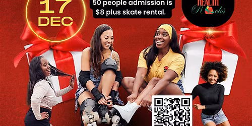 Black Mental Health Rocks Christmas Skating Party