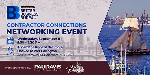 Contractor Connections: Networking Aboard the Pride of Baltimore