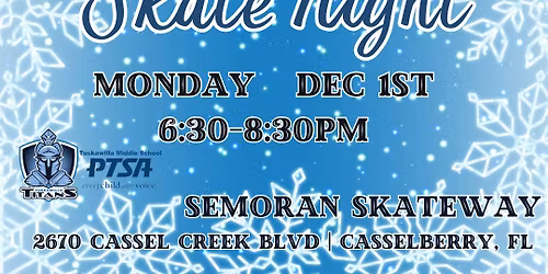 Welcome Winter Skate Night