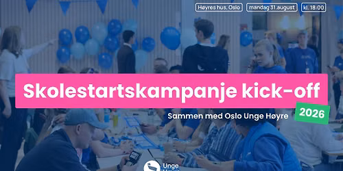 Kick-off til skolestartkampanjen!