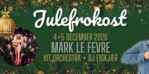 Julefrokost 2026 | Jet Sport Arena
