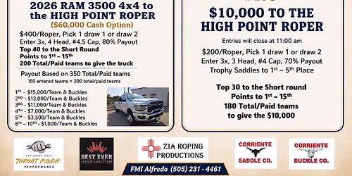 #8.5 Truck Roping at the Rose Palace