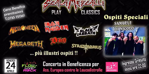 Serata di BENEFICENZA Scala Mercalli + Samuele di Nicol\u00f2