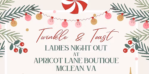 Twinkle & Toast: Ladies Night Out at Apricot Lane Boutique McLean