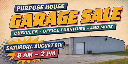 Purpose House Church Garage Sale