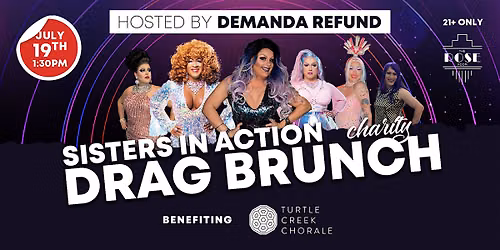 Sisters in Action Charity Drag Brunch - July 19 2026