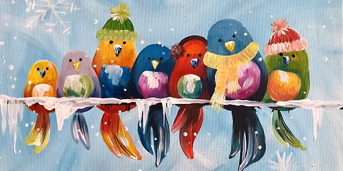 Paint the fab 'Chilly Chirpers' at BEM Coffee in Woking