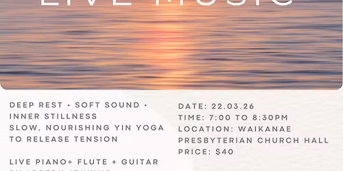 Yin Yoga & Live Music