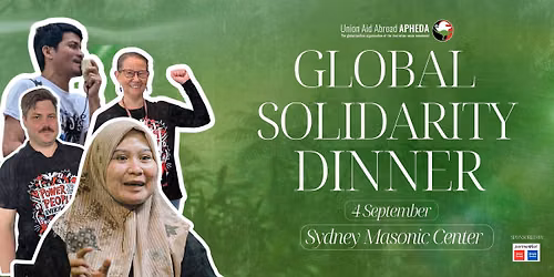 Global Solidarity Dinner - Sydney 2026