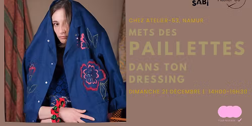 Atelier | Mets des paillettes dans ton dressing !