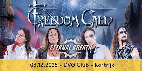 Freedom Call + Eternal Breath @ DVG Club, Kortrijk