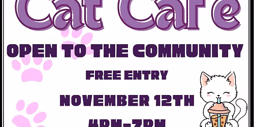 Cat Cafe with The Humane Society of Hobart