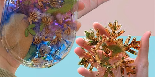 BRSHES, Pressed Flower Epoxy Resin Workshop - Winter Inspired! Glasgow