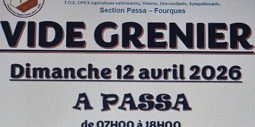 VIDE GRENIERS DE PRINTEMPS