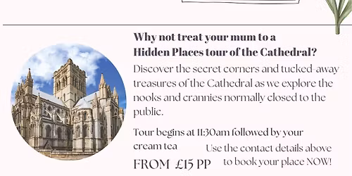 Mothers Day Luxury Cream Tea