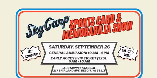 Sky Carp Sports Card & Memorabilia Show