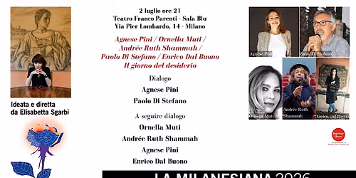 AGNESE PINI \/ ORNELLA MUTI \/ ANDR\u00c9E RUTH SHAMMAH \/ PAOLO DI STEFANO